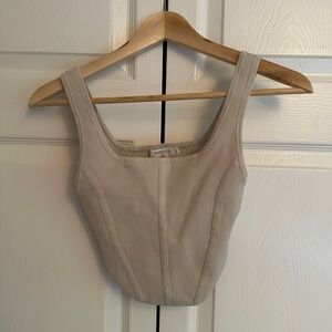 Babaton cropped thick tank top